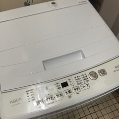 2024年　アクア   洗濯機　6kg  美品の画像
