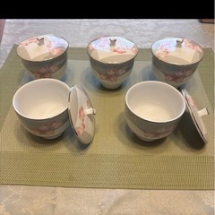 華工房茶碗と菓子皿セットの画像