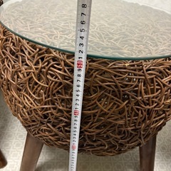 おしゃれな椅子テーブルセットの画像