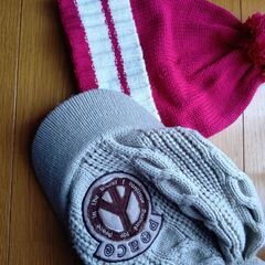 美品　ベレー帽　ニット帽等5点の画像