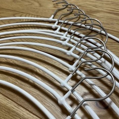 【美品】MAWA(マワ)ハンガー 10本セット ホワイト レディースの画像