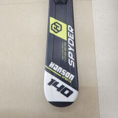 札幌市 清田区 HANSON ハンソン SPYDER 140 スキー板 ジュニアスキー 小学生スキー ブラック系の画像