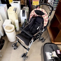 【お買い得‼️】アップリカ マワール4WF 820 睡眠おりがみDX エクセレント ベビーカー 折りたたみ ブラック♪の画像