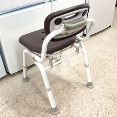 シャワーチェア パナソニック ユクリア PN-L41421 コンパクトワンタッチ モカブラウン 折りたたみ 背もたれ付き 介護 入浴用品 Panasonic ☆ 札幌市 北区 屯田 椅子の画像