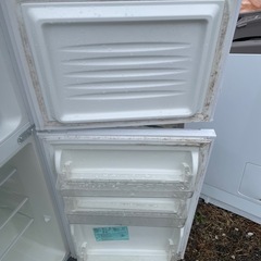 2ドア冷蔵庫2017年製の画像