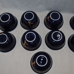 [1711] 美濃焼 雅東 急須と湯呑み 9個セット 陶器の画像