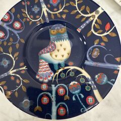 iittla花柄ティーカップセット ネイビーとホワイト色違いペアセットの画像