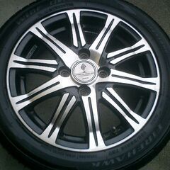 軽自動車　ワーク　PROMISING　ブランド　タイヤ　ファイヤーストン　ワイドオーバル　バリ溝の画像