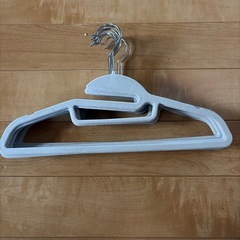 ベロア生地のハンガー20本の画像