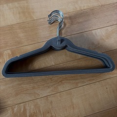 ベロア生地のハンガー20本の画像