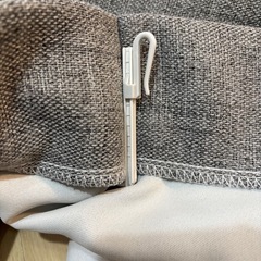 カーテン グレー100×220cm 2枚の画像