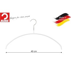 【美品】MAWA(マワ)ハンガー 10本セット ホワイト レディースの画像