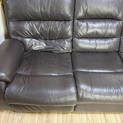 電動ソファ　3人用　簡単に三分割出来ます。。の画像