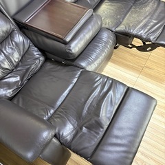 電動ソファ　3人用　簡単に三分割出来ます。。の画像