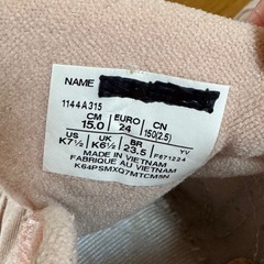 アシックス　アイダホベビー15.0の画像