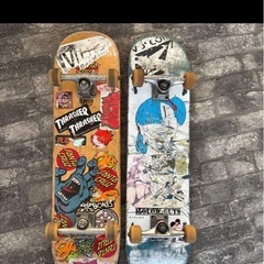 VOLCOM スケートボード コンプリート2枚セットの画像