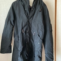 暖かいボア付きコート　女性用　美品の画像