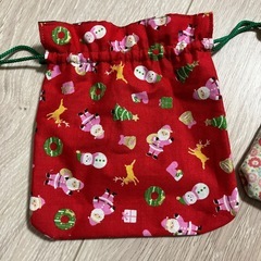 ハンドメイド　巾着の画像