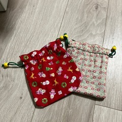 ハンドメイド　巾着の画像