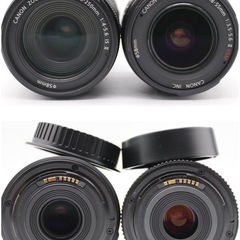 Canon kiss x5 キャノン 一眼レフ レンズ 18-55mm 55-250mm FlashAir SDカード まとめ売りの画像