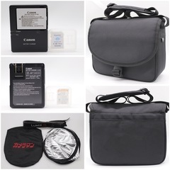 Canon kiss x5 キャノン 一眼レフ レンズ 18-55mm 55-250mm FlashAir SDカード まとめ売りの画像