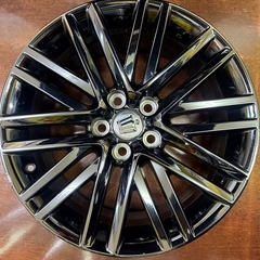 210系クラウンアスリート　ブラックスパッタリングホイール　4本　【屋内保管】の画像