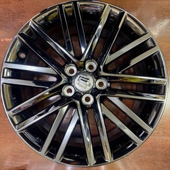 210系クラウンアスリート　ブラックスパッタリングホイール　4本　【屋内保管】の画像