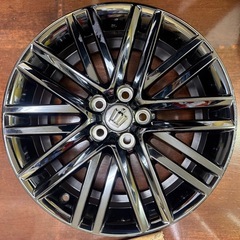 210系クラウンアスリート　ブラックスパッタリングホイール　4本　【屋内保管】の画像