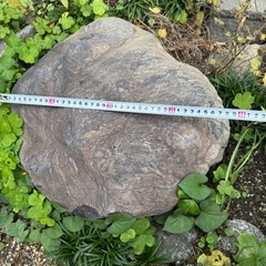 灯篭　庭石の画像