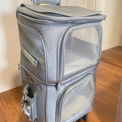 5回未満使用　ペットキャリー　2段　定価7480円　の画像