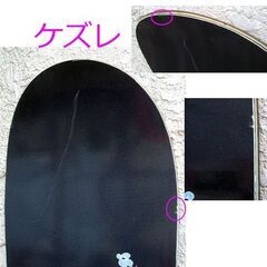 145cm スノーボード レディース 板のみ G-Girls BABY ブラック×花柄 ラメ入り 黒　キャンバー・ディレクショナルツイン スノボ　☆ PayPay(ペイペイ)決済可能 ☆ 札幌市 豊平区 平岸 平岸店の画像