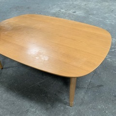 通電未確認　こたつテーブル　木製　高さ調節可能の画像