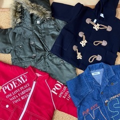 冬80㎝ベビー服まとめて23点トレーナーパンツ　ブルゾン　ロンパース　洗い替えにの画像