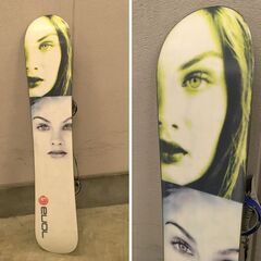 J7P2411 スノーボード ビンテージ セット イーボル EVOL 45 K2 スラップイン SHIMANO シマノ RobDafoe ロブダフォ シグネチャーモデル スノボ 板 バインディング アウトドア 現状の画像