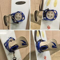 J7P2411 スノーボード ビンテージ セット イーボル EVOL 45 K2 スラップイン SHIMANO シマノ RobDafoe ロブダフォ シグネチャーモデル スノボ 板 バインディング アウトドア 現状の画像