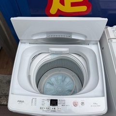 2024年製　アクア　7K 洗濯機　AQW-H74の画像