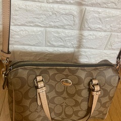 coach 2way ショルダーバッグの画像
