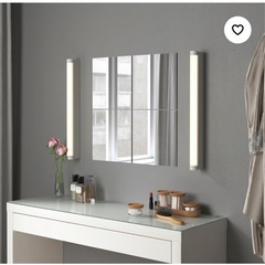 IKEA ミラー　4ピースBLODLÖNN ブロドロン ミラー, 30x30 cm 4 ピース　　の画像