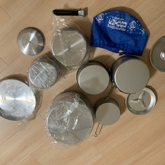 アウトドア　MIZUNO KOCHER YA-71 ミズノ　コッヘル　アルミ調理器具の画像