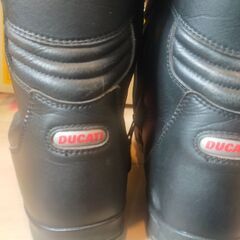 DUCATI 革ジャン　ライダーブーツの画像