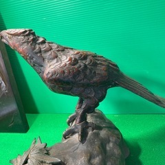 鉄製 置物 鳥の画像