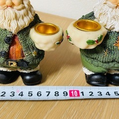 サンタクロース　キャンドル　置きもの　アンティーク　クリスマスの画像