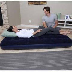 【廃盤激レア】Wサイズエアーベッド＋電動空気入れの画像