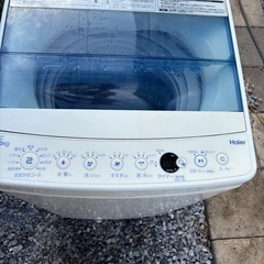 Haier 縦型洗濯機 本体 2018年製の画像