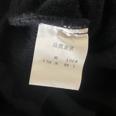 胸元ラメ　ニットワンピースの画像