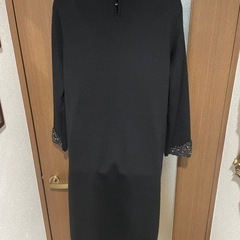 胸元ラメ　ニットワンピースの画像