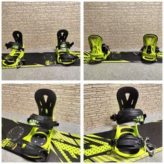 IGNIO GRV ROCKER 151cm スノーボード ケーズ3点セットの画像