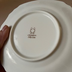 白いお皿　金縁　２枚　ケーキ皿　デザート皿の画像