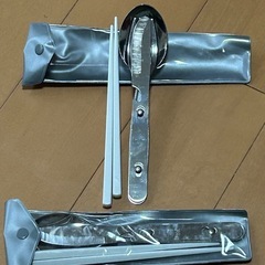 箸、スプーン、フォーク、ナイフ、2セットの画像