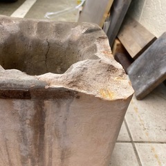 年代物の七輪の角型の画像